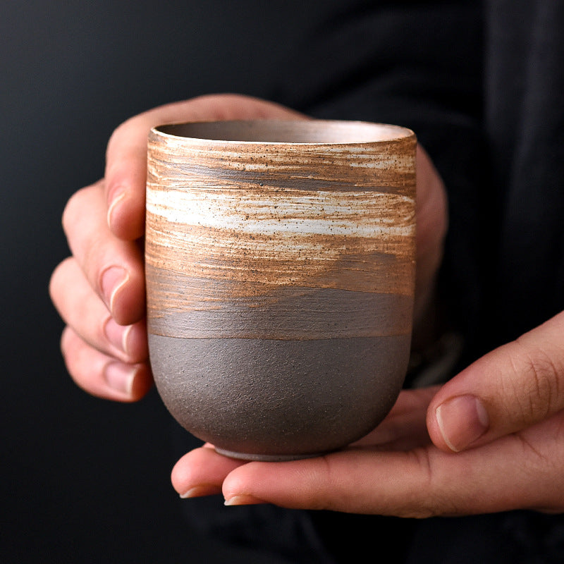 Wood-Fired Kiln-Changed Stoneware Master Tea Cup