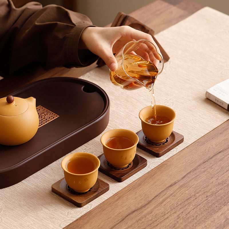 Walnut Wood Tea Coasters