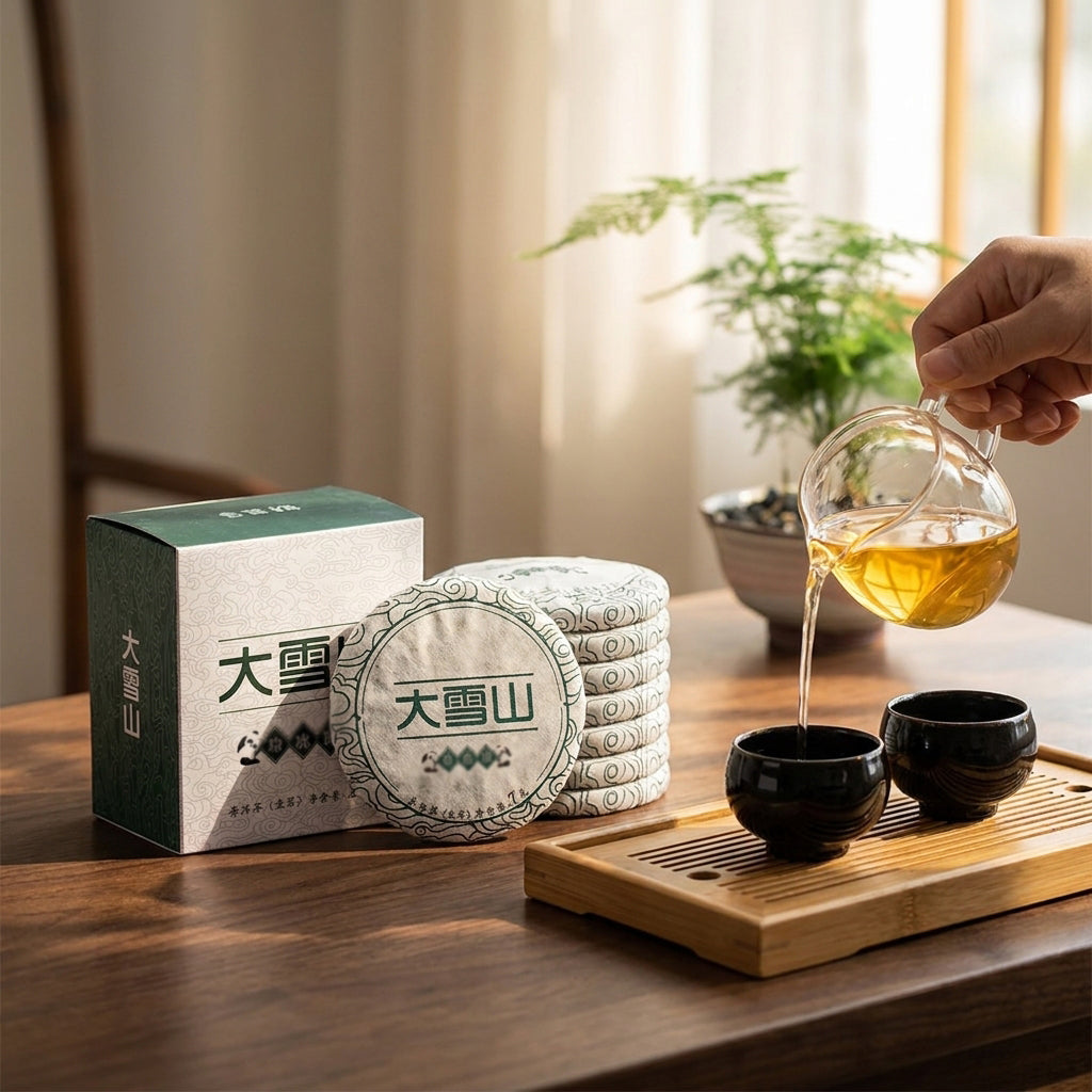 2020 Small-Batch Mini Pu-erh Tea Cake from Daxueshan