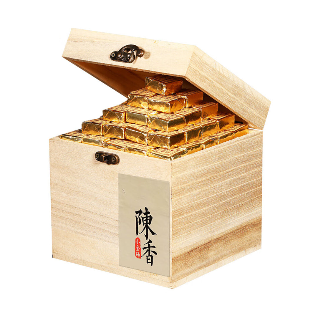 10-Year Aged Pu-erh Ripe Tea Mini Gold Bricks