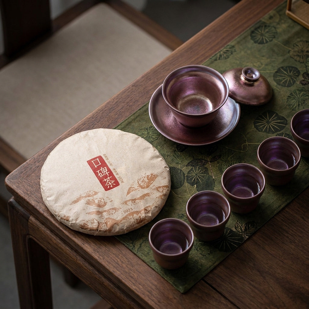 2023 Raw Pu-erh Tea Cake from Bulang Mountain