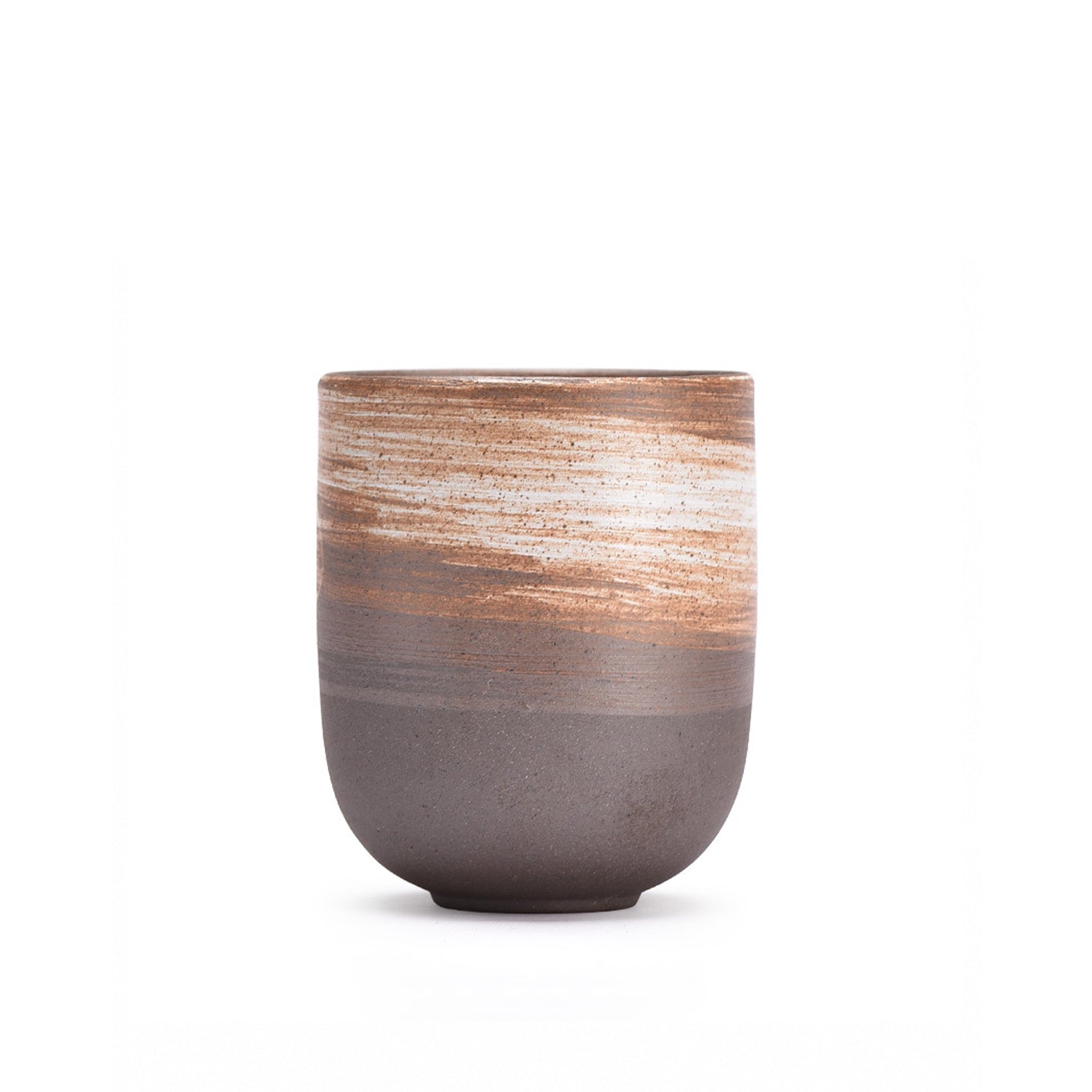 Wood-Fired Kiln-Changed Stoneware Master Tea Cup