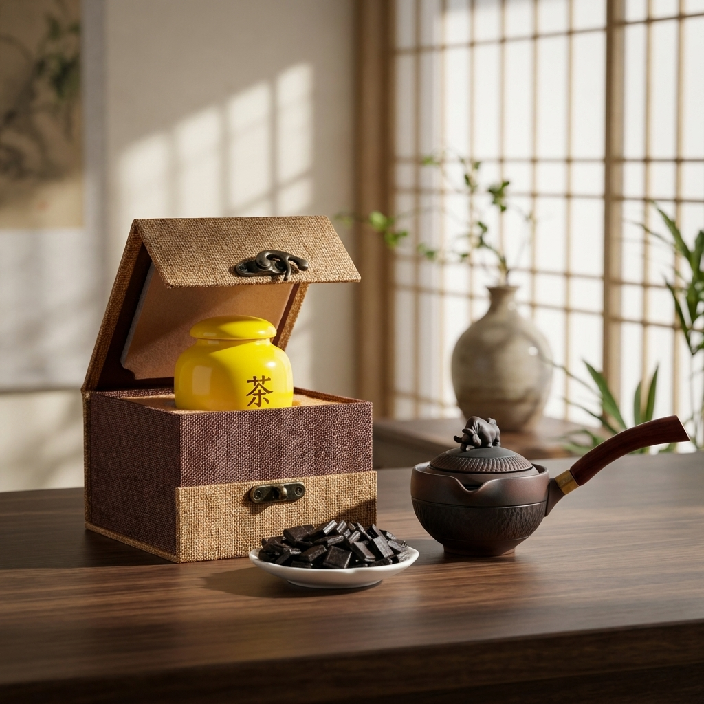 Aged Chenpi & Ancient Tree Instant Ripe Puerh Tea Paste