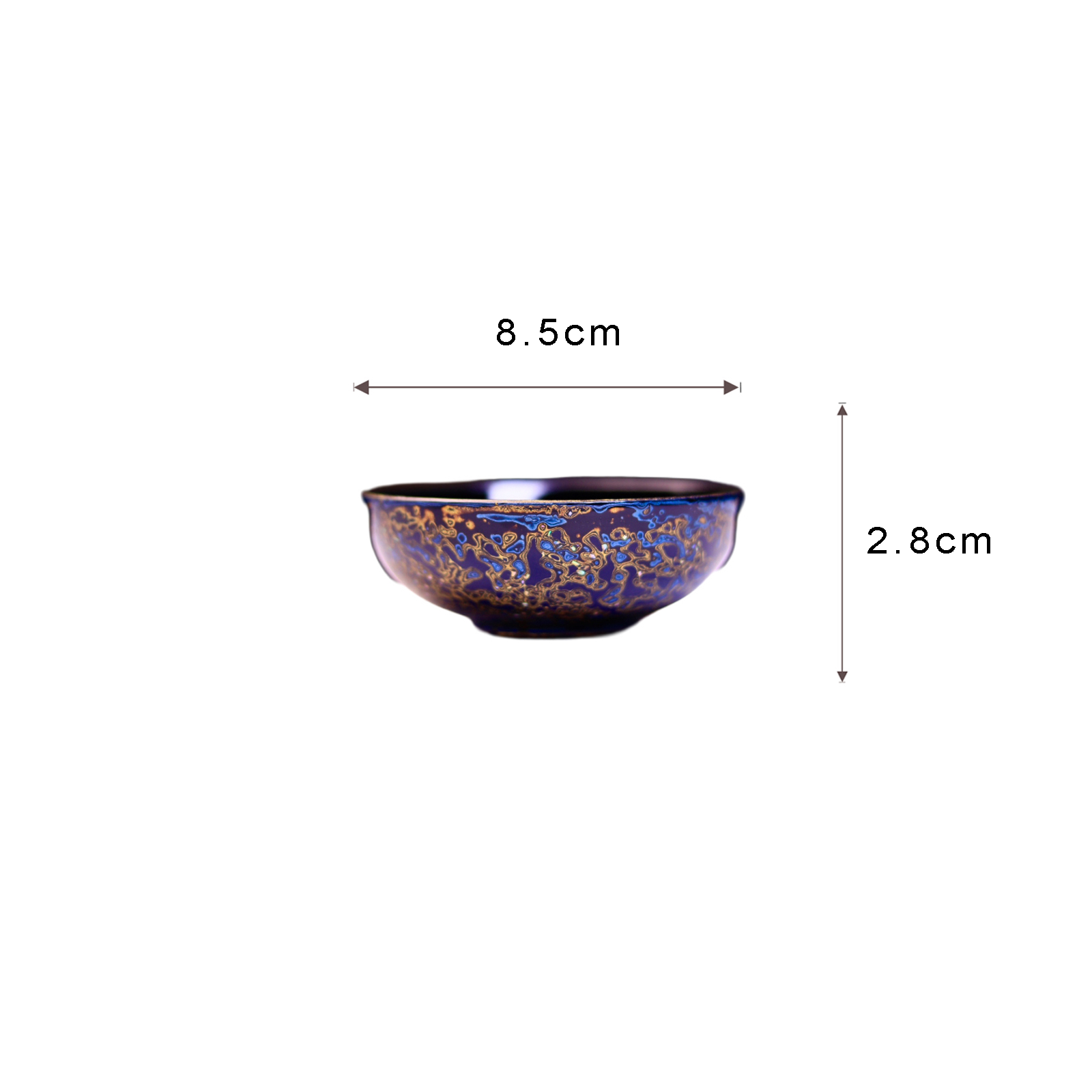 Lacquer Collection – Blue Gold Pu-erh Teacup