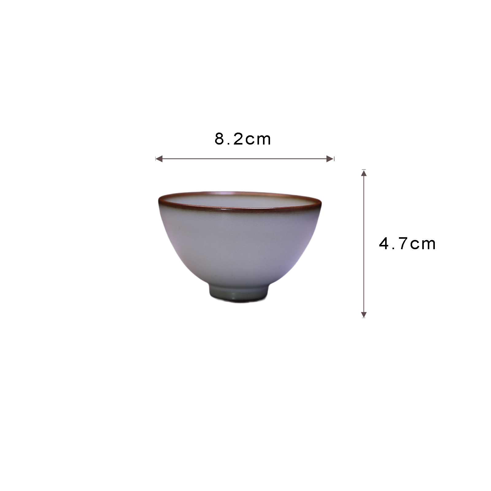 Four Seasons Collection – Winter Zun Cup in Moon White (Harmony)