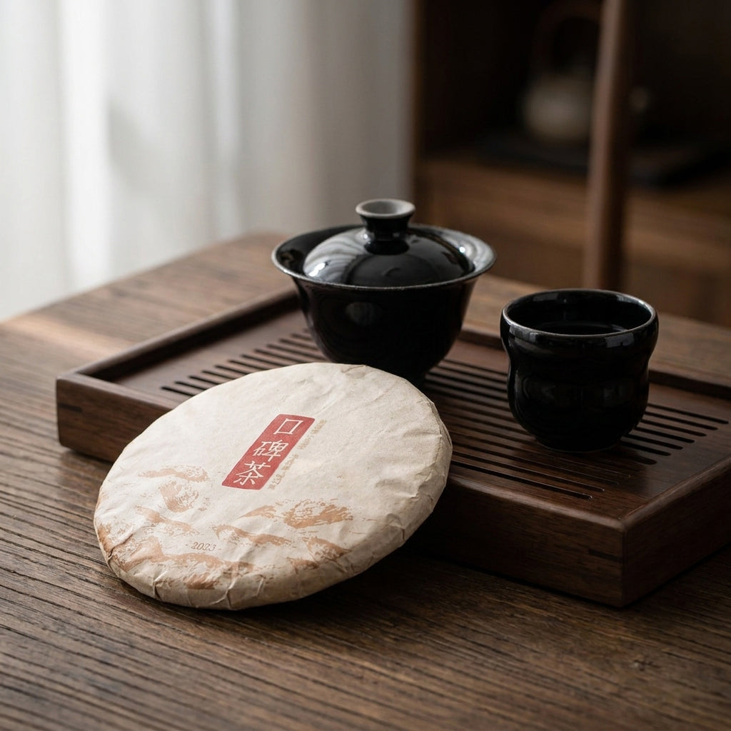 2023 Raw Pu-erh Tea Cake from Bulang Mountain