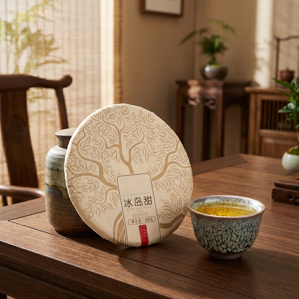 2022 Bingdao Sweet Ancient Tree Raw Pu-erh Tea Cake