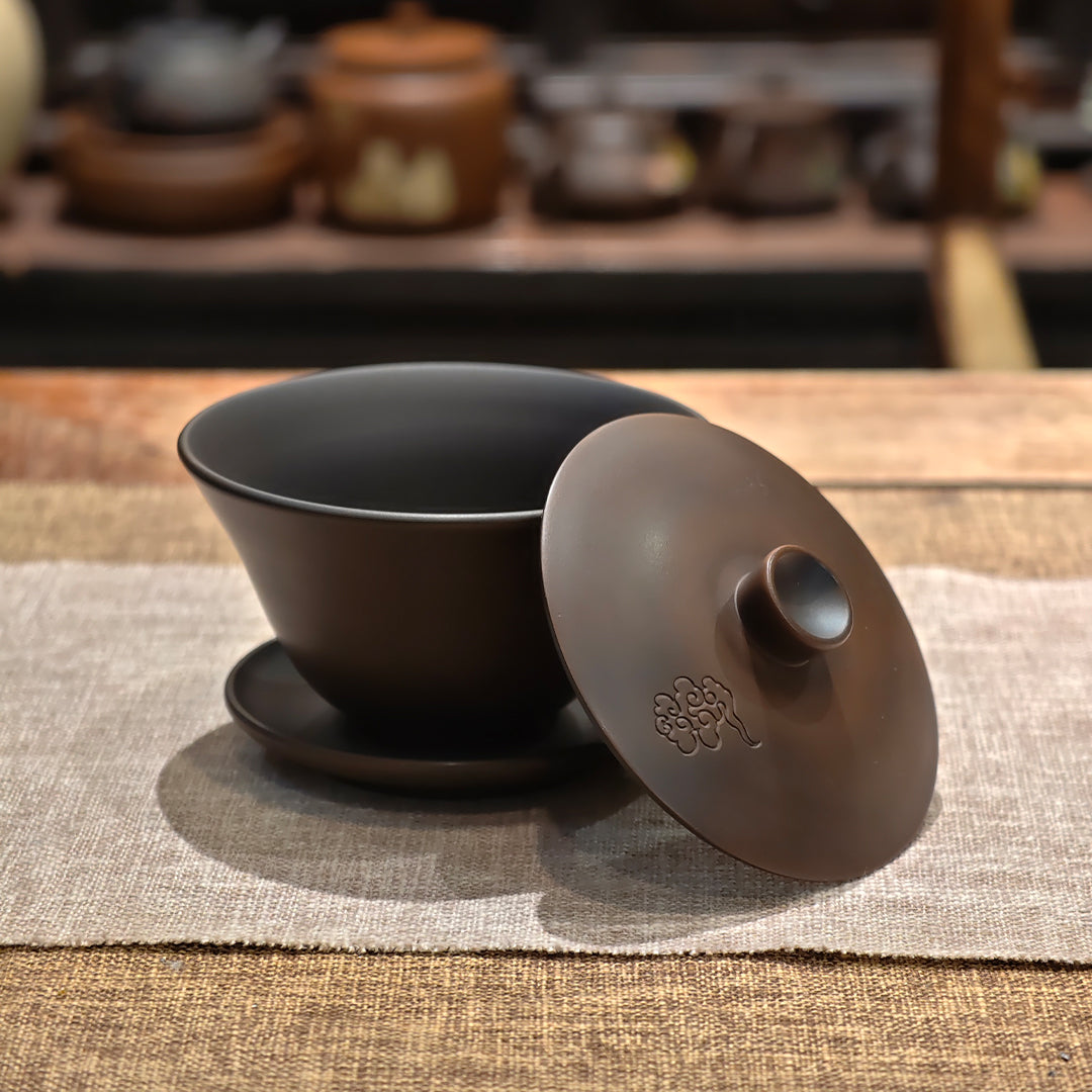 Handcrafted Jianshui Zitao Tea Bowl
