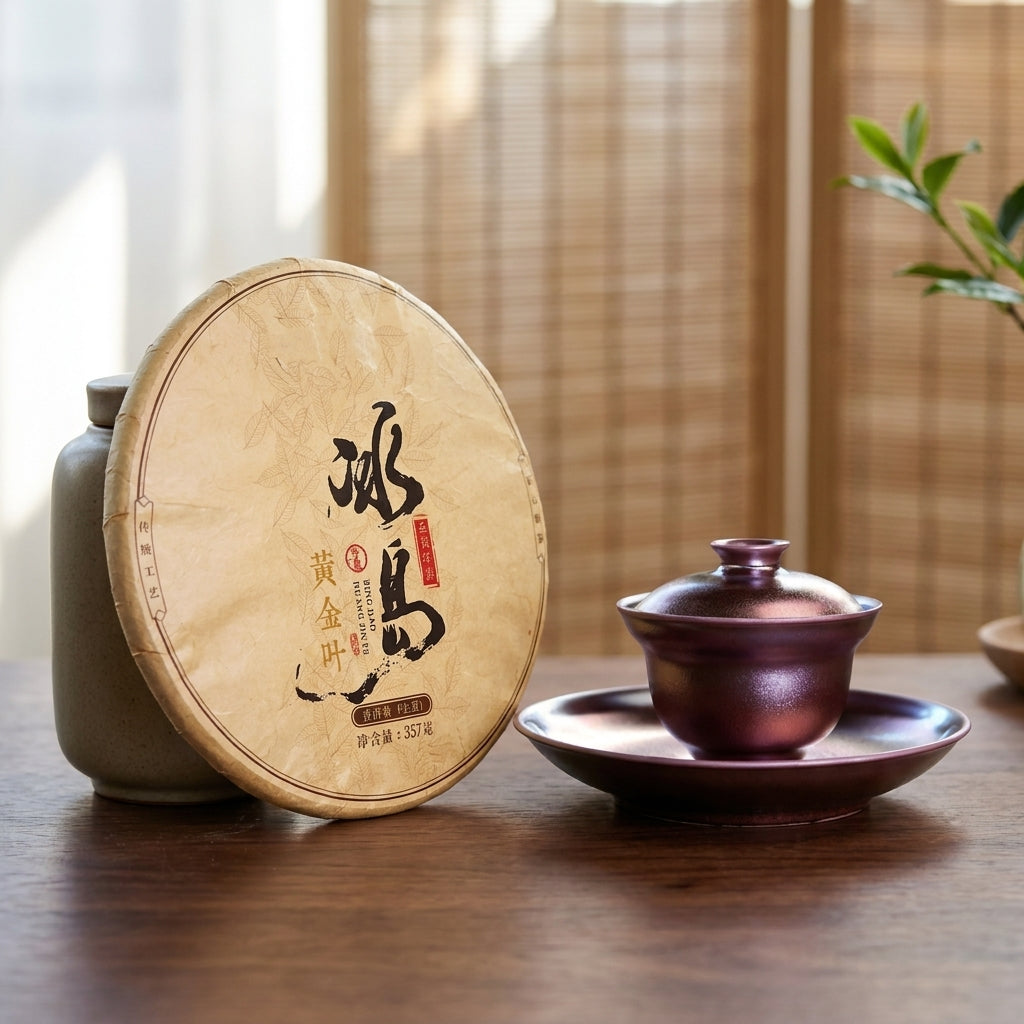 2023 Bingdao Golden Leaf Raw Pu-erh Tea (Ancient Tree Sheng)