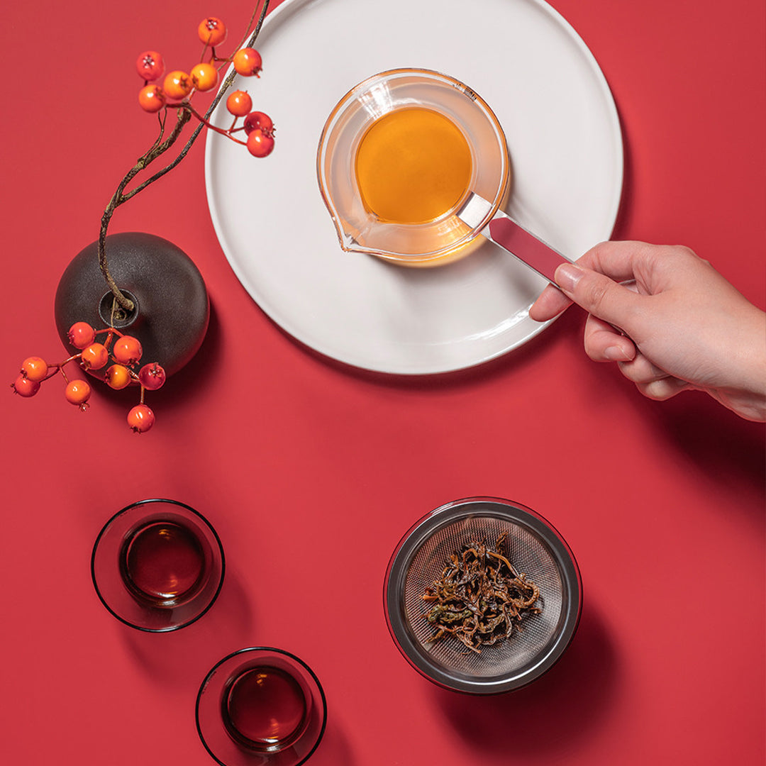 Press-Button Tea Infuser Teapot