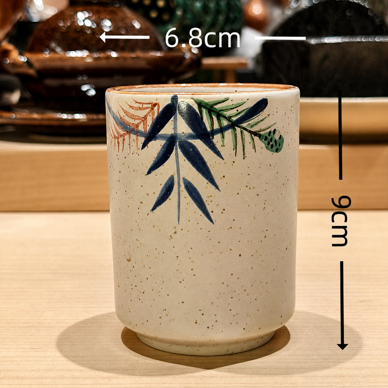 Japanese Reactive Glaze Ceramic Tea & Coffee Cup