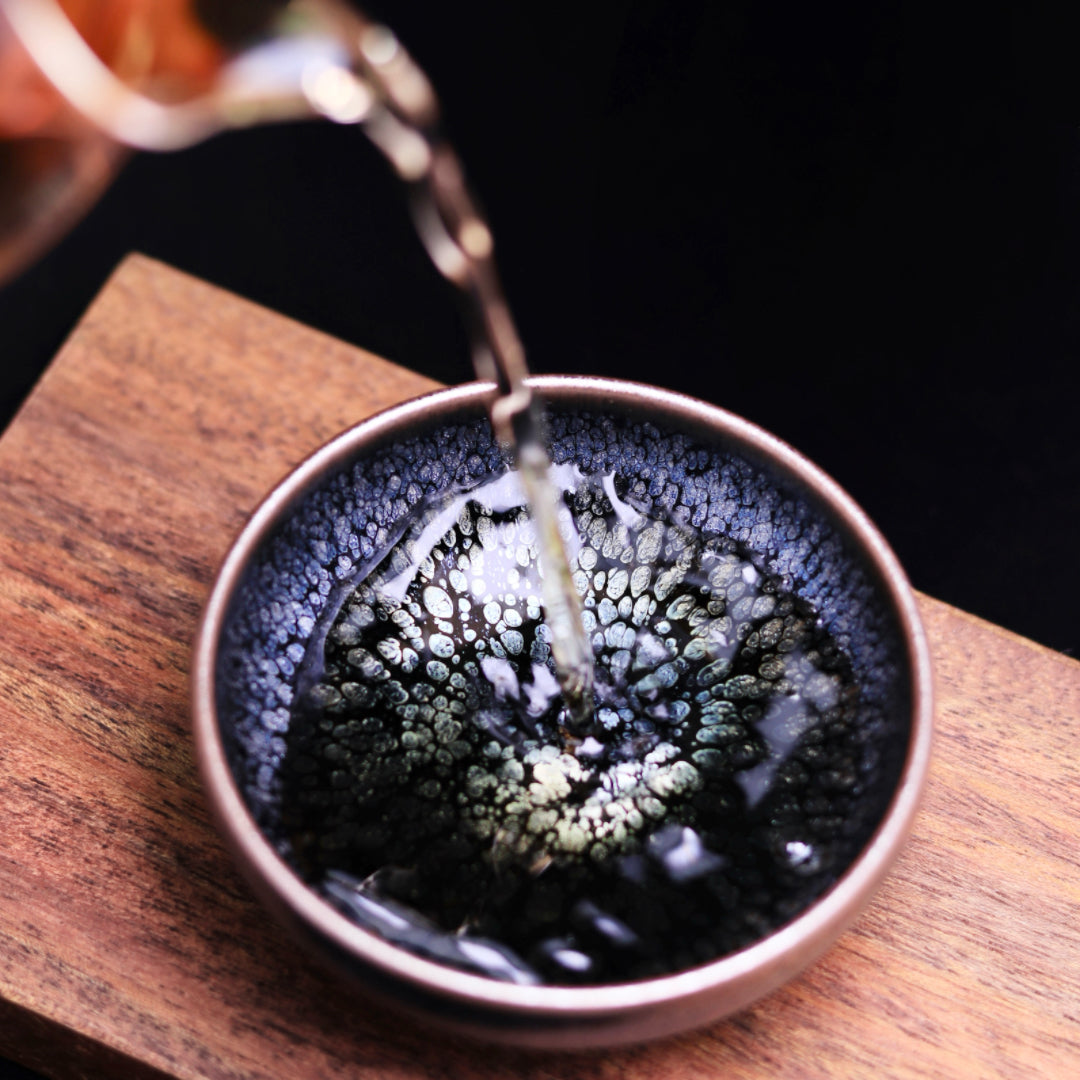 Silver Feather Pu-erh Teacup