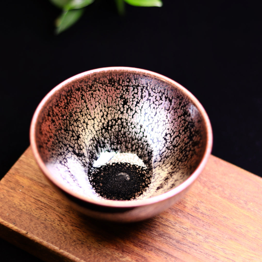 Black Base Multicolor Drawstring Cup