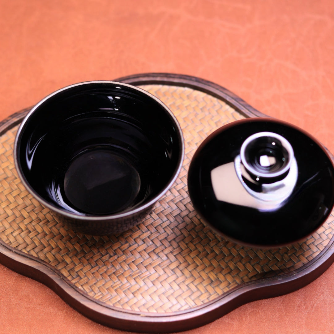 Four Seasons Collection – Winter Gaiwan in Black Gold