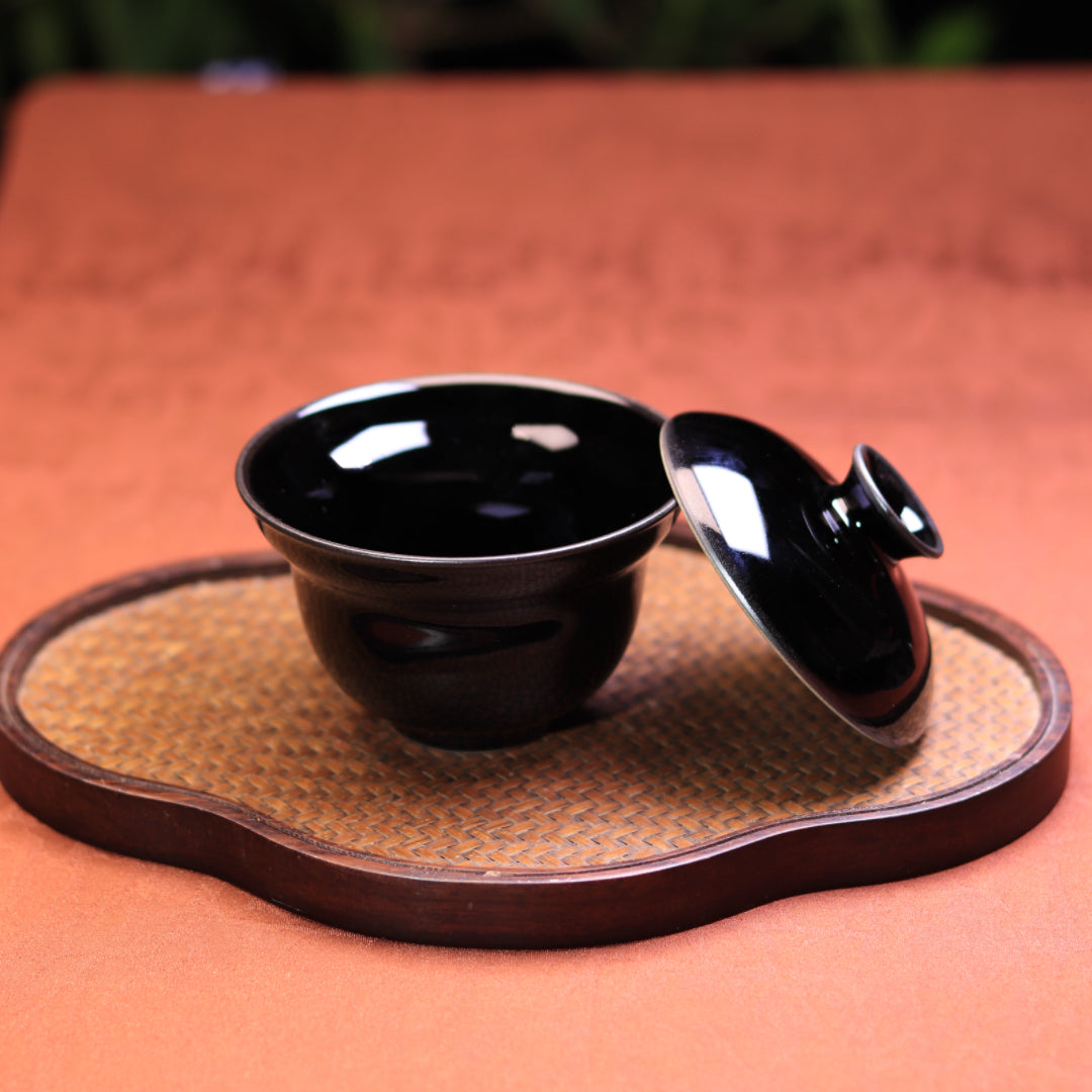 Four Seasons Collection – Winter Gaiwan in Black Gold