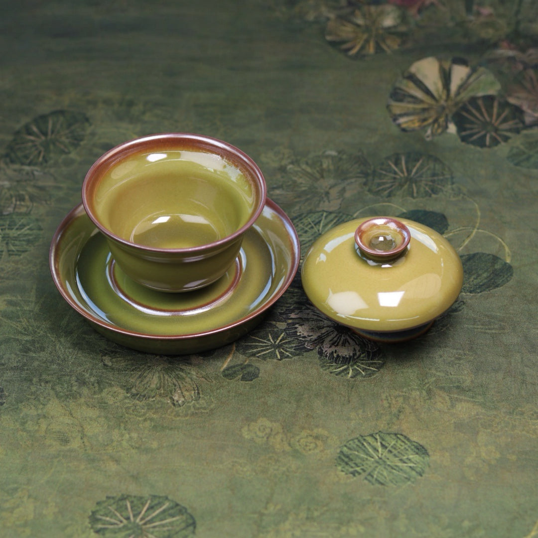 Four Seasons Collection – Spring Gaiwan in Yellow-Green
