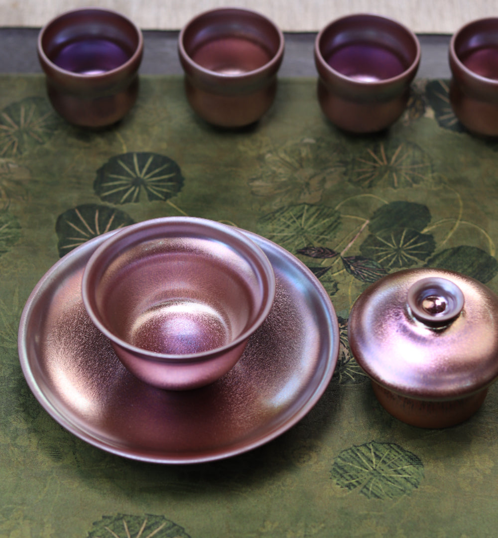 Four Seasons Collection – Summer Gaiwan in Rosy Clouds
