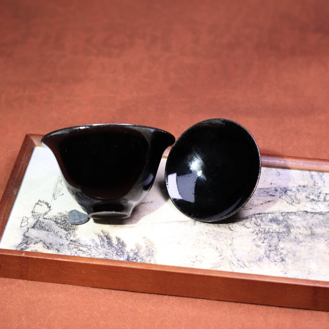 Four Seasons Collection – Winter Gaiwan in Black Gold