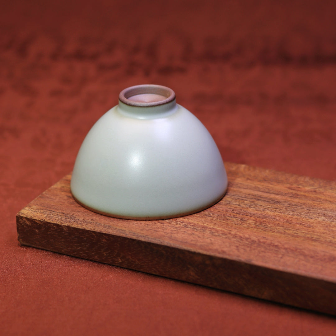Four Seasons Collection – Winter Zun Cup in Moon White (Harmony)