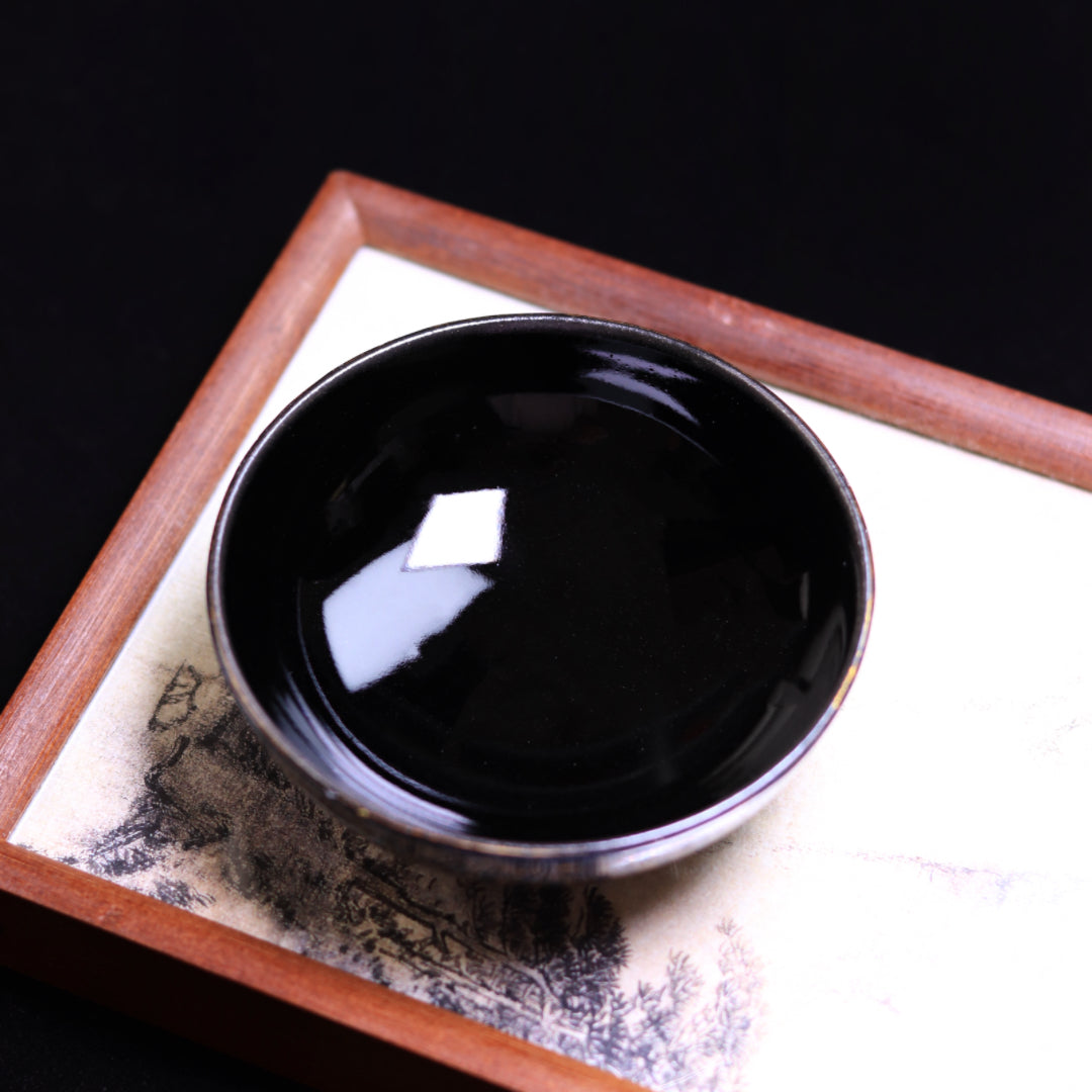 Lacquer Collection – Blue Gold Pu-erh Teacup