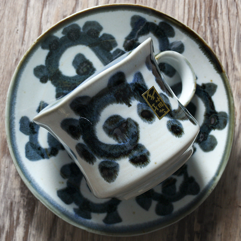 Bloom Mino Ware-Inspired Floral Cup & Saucer Set