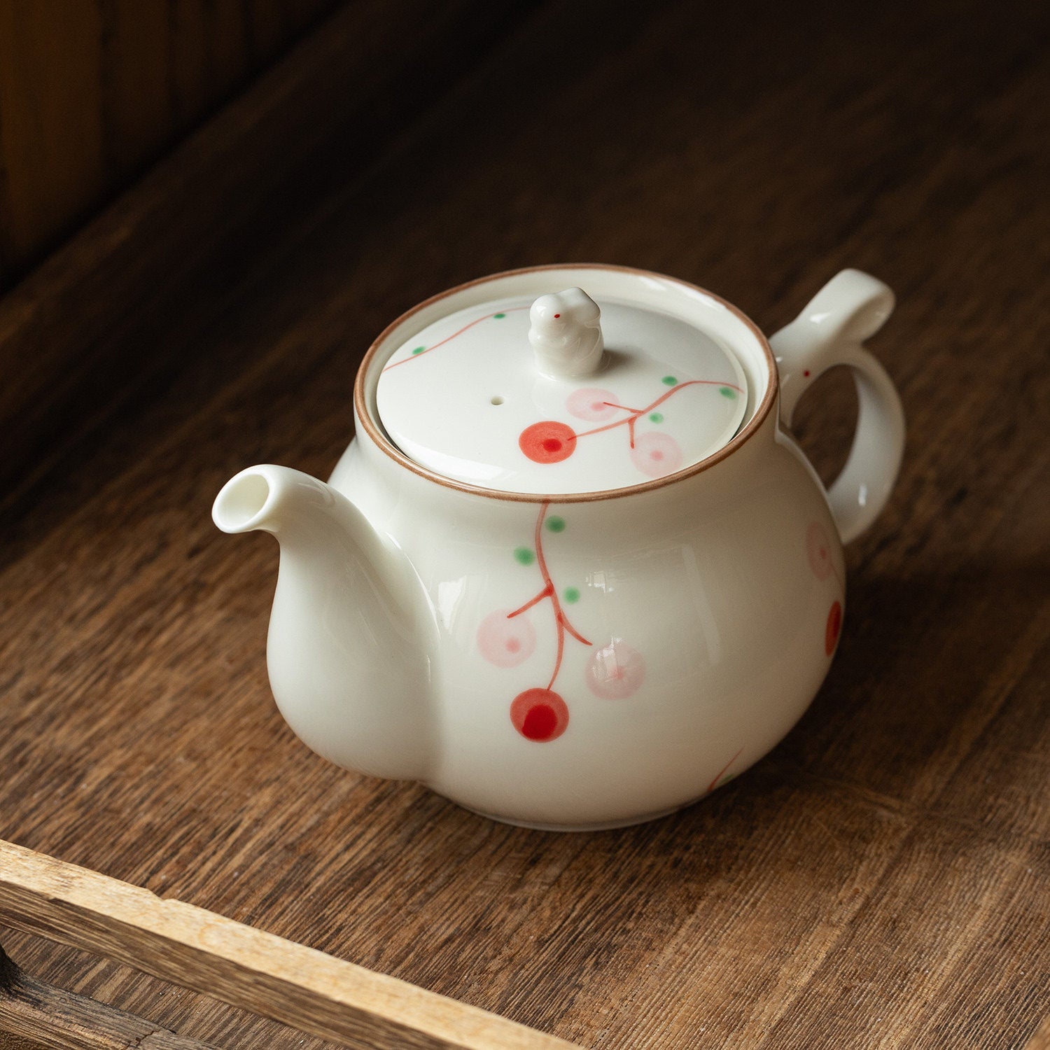Japanese Cherry Blossom Rabbit Ceramic Tea Set