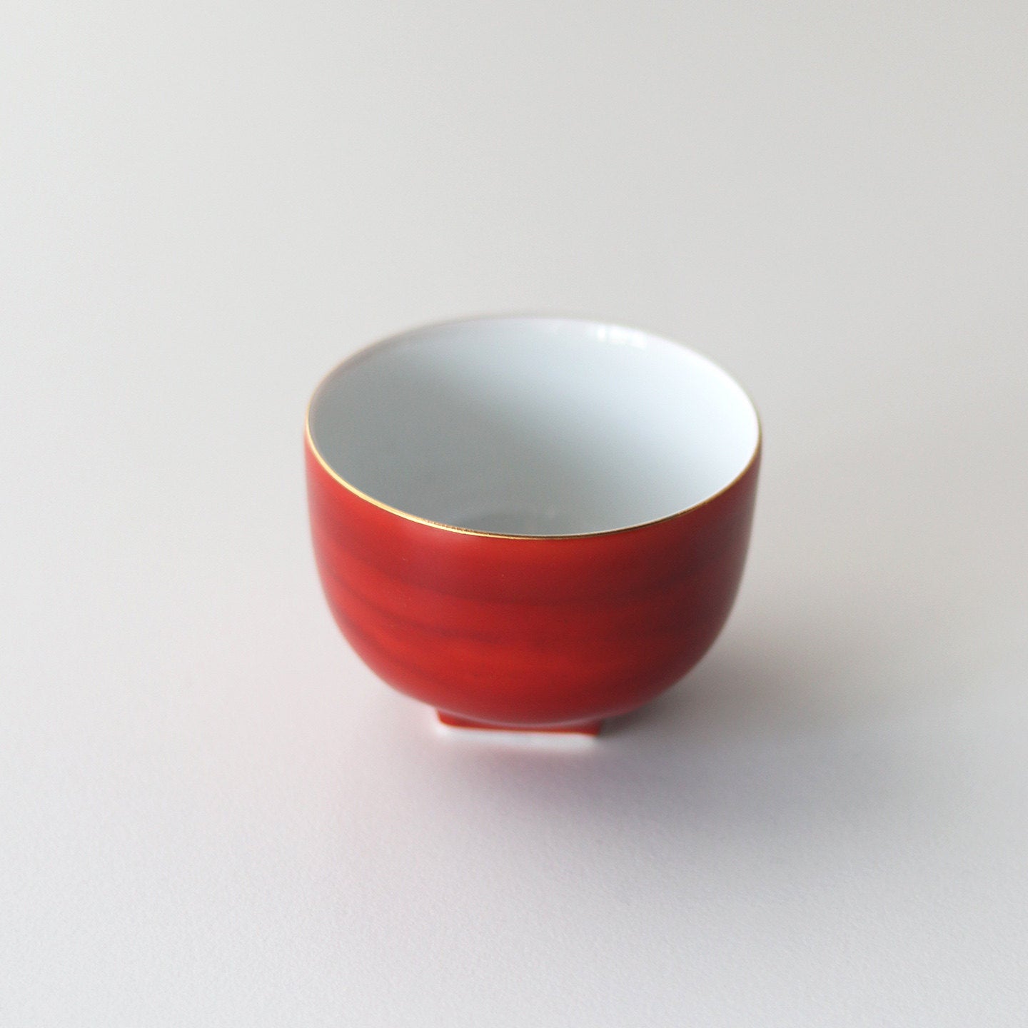 Japanese Mino Ware Aka-e Vermilion Teapot & Cup Set