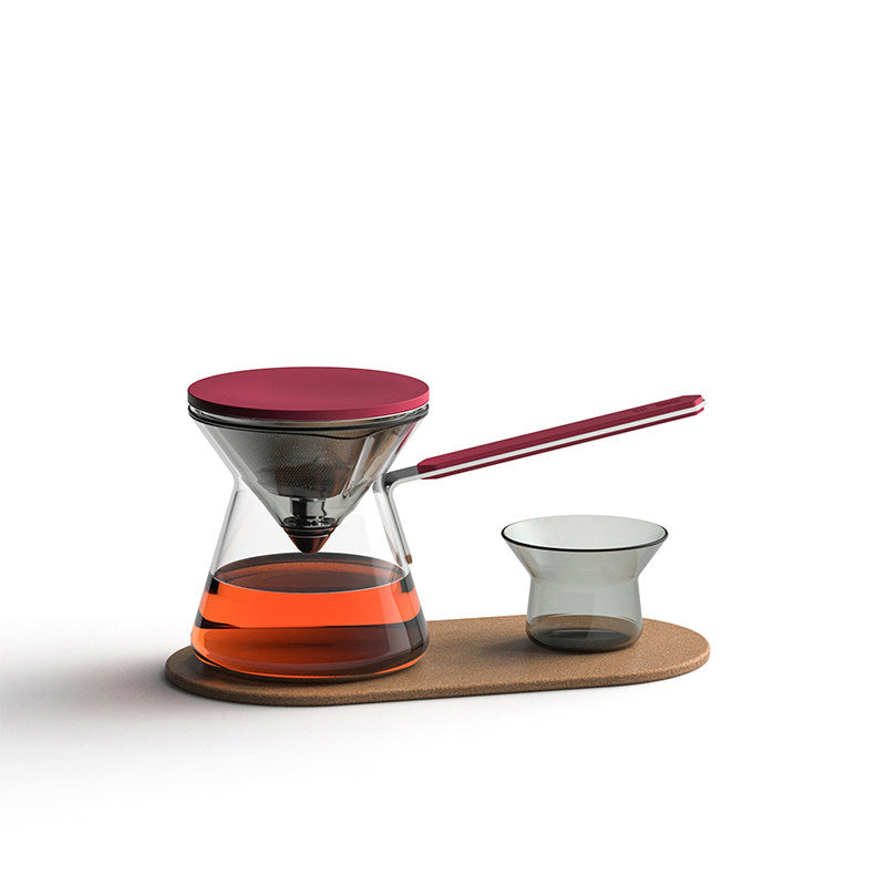 Press-Button Tea Infuser Teapot