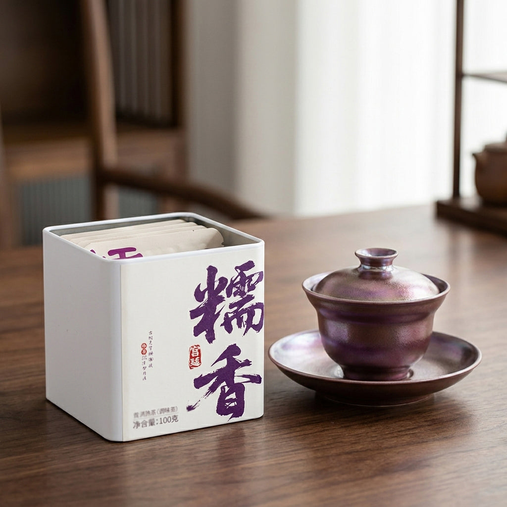 Glutinous Rice Aroma Premium Mini Ripe Pu-erh Tea Squares