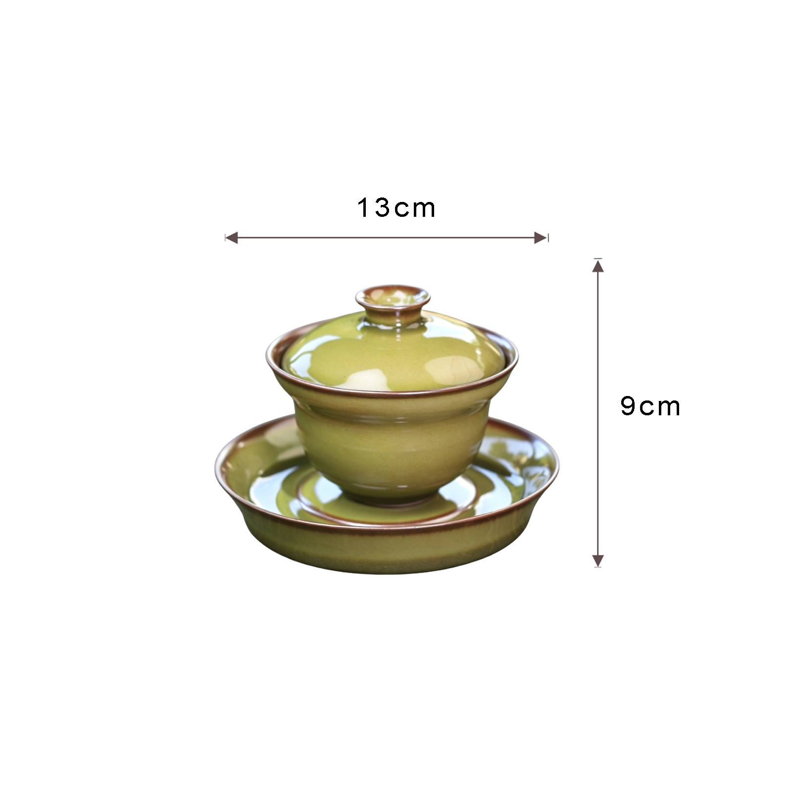 Four Seasons Collection – Spring Gaiwan in Yellow-Green