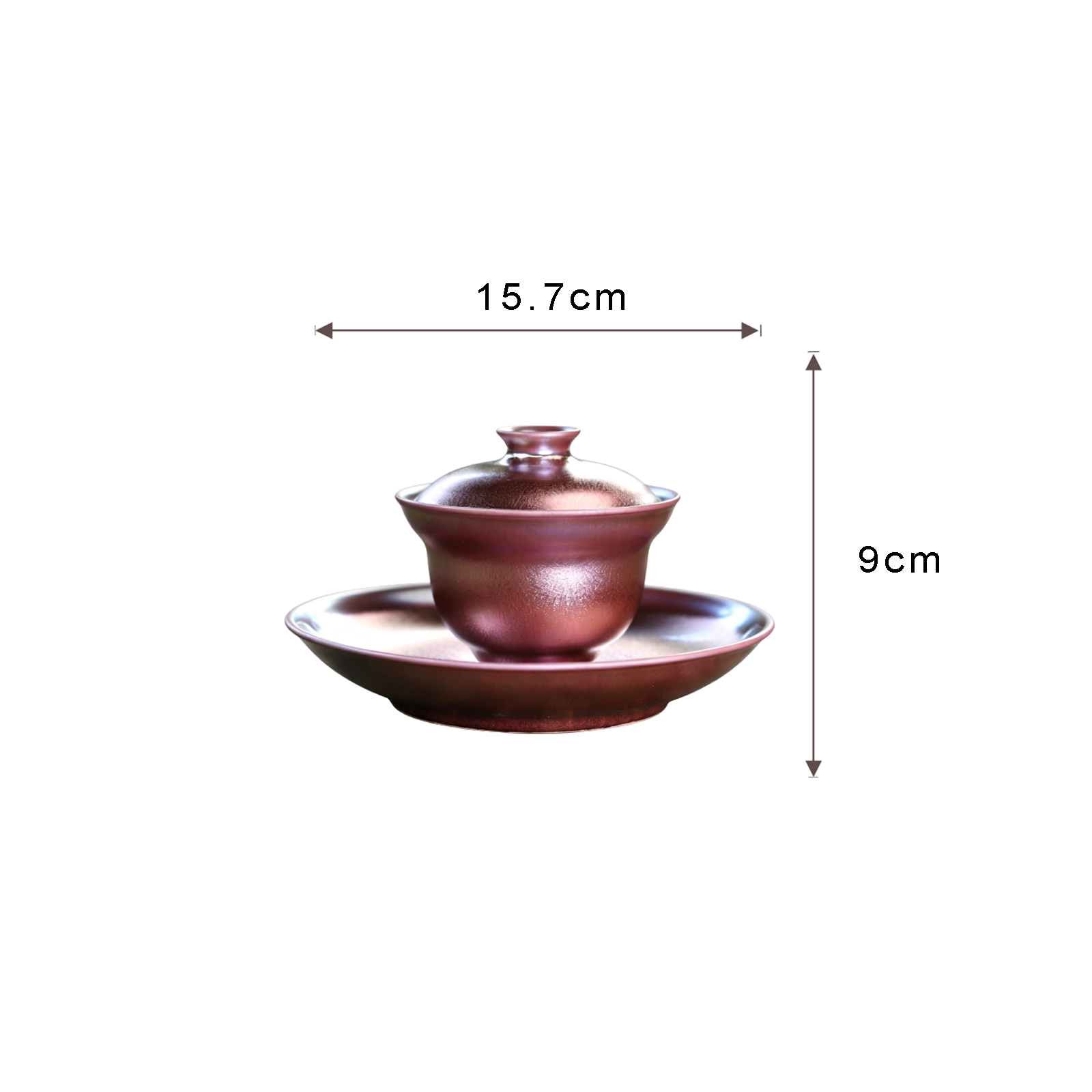 Four Seasons Collection – Summer Gaiwan in Rosy Clouds