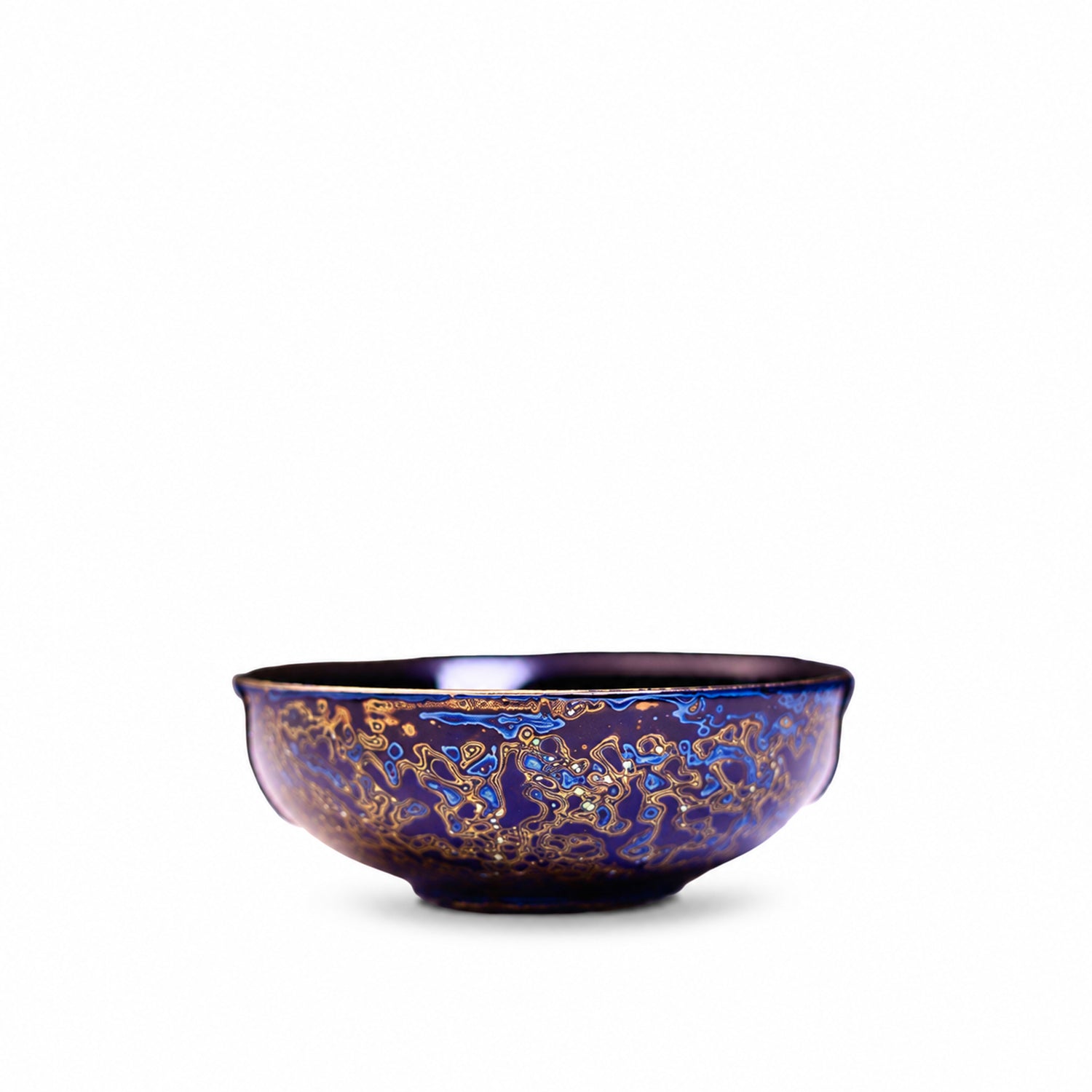 Lacquer Collection – Blue Gold Pu-erh Teacup