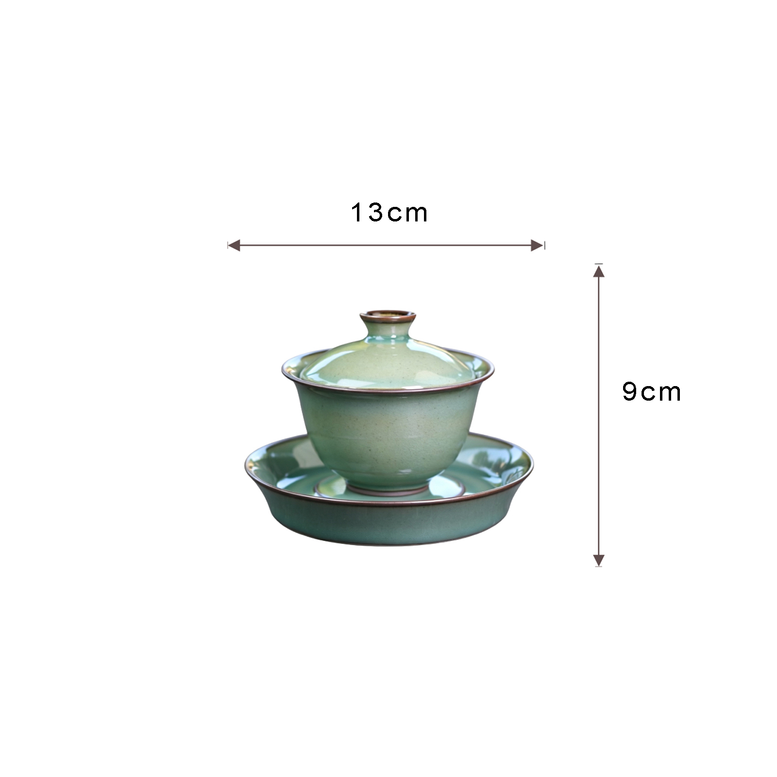 Four Seasons Collection – Spring Gaiwan in Verdant Jade