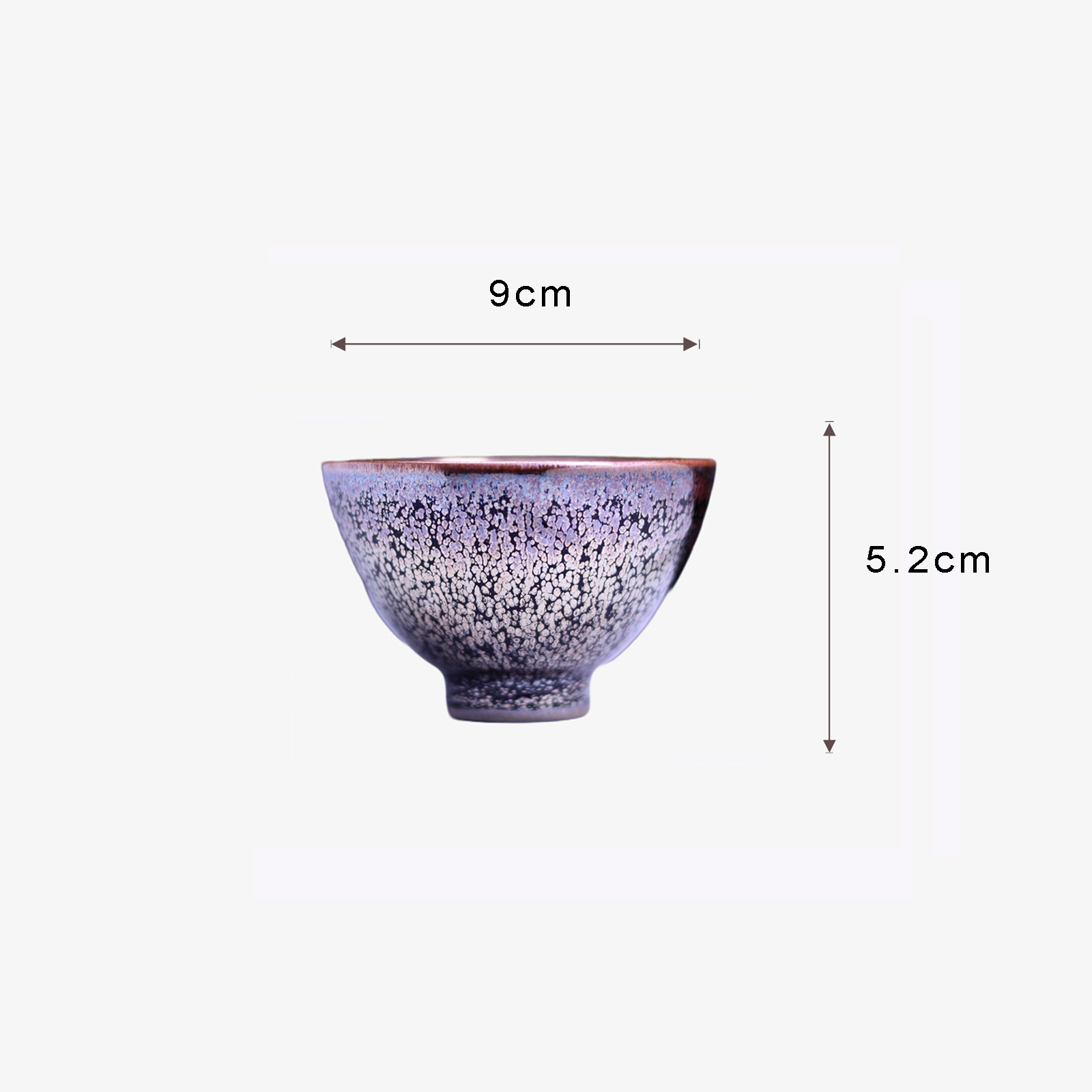 Black Base Multicolor Drawstring Cup