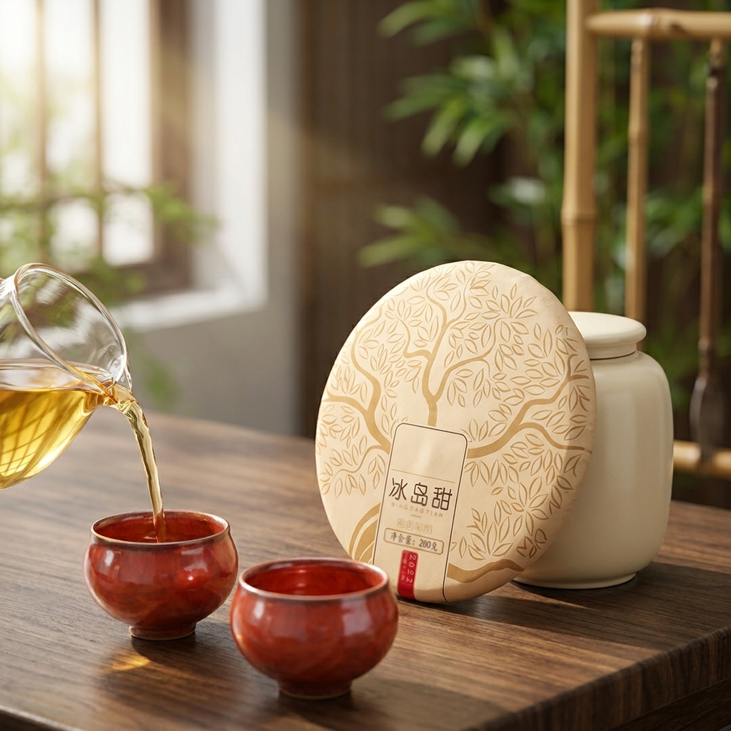 2022 Bingdao Sweet Ancient Tree Raw Pu-erh Tea Cake