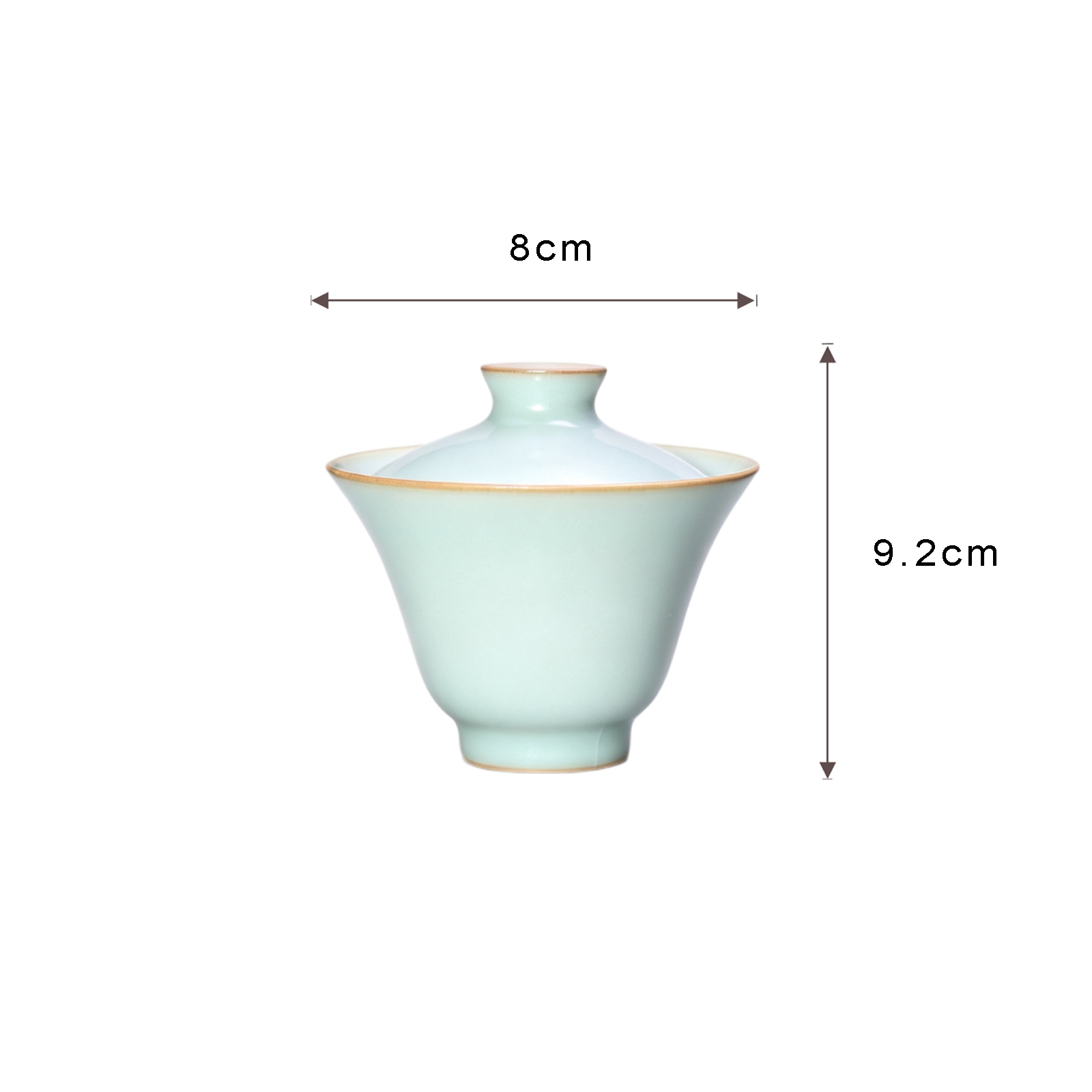Four Seasons Collection – Winter Gaiwan in Moon White