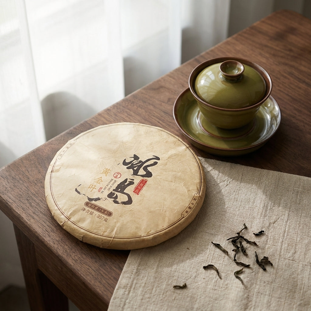 2023 Bingdao Golden Leaf Raw Pu-erh Tea (Ancient Tree Sheng)