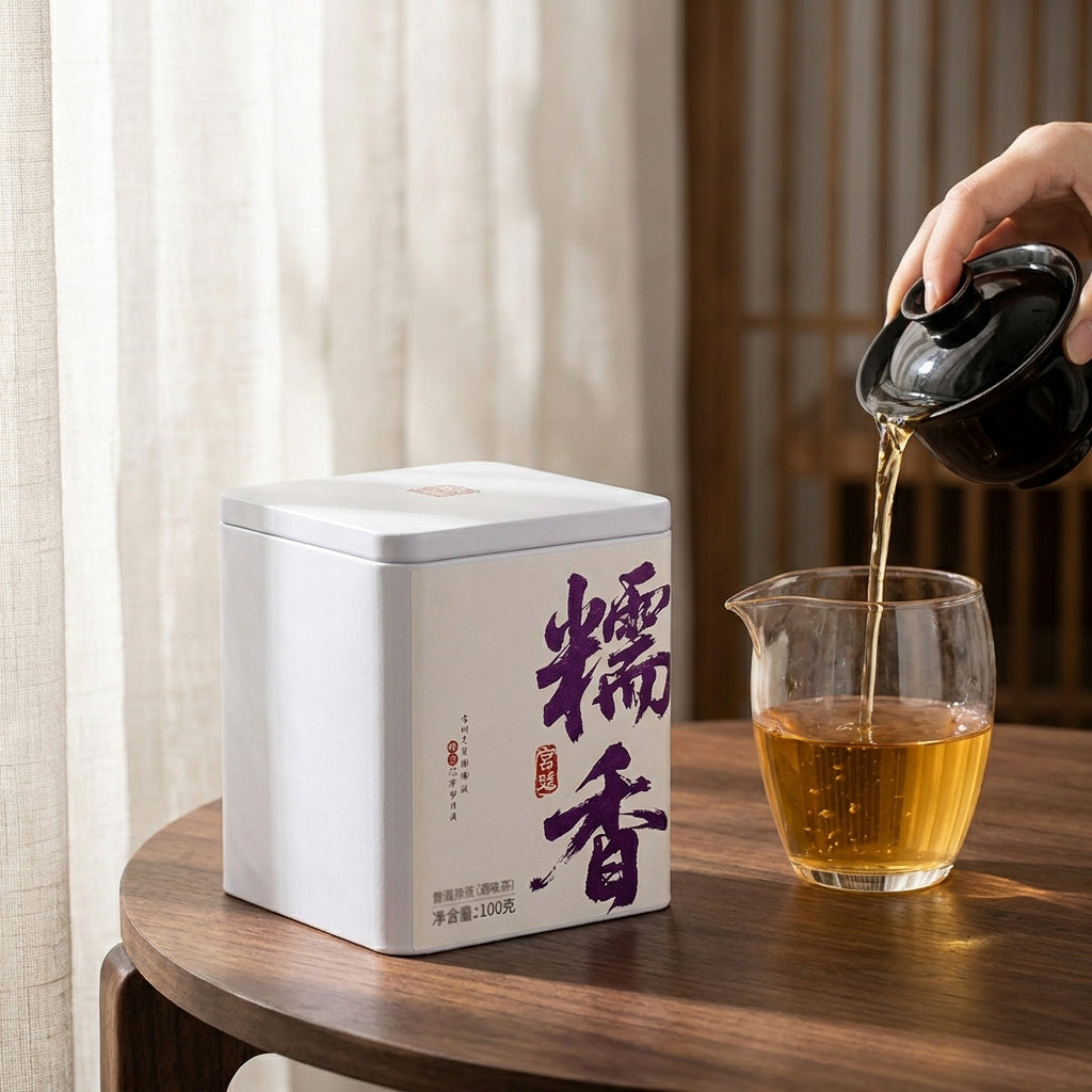 Glutinous Rice Aroma Premium Mini Ripe Pu-erh Tea Squares