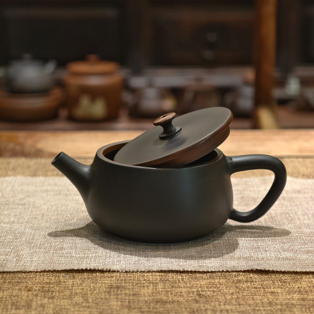 Handmade Wide-Mouth Shi Piao Teapot