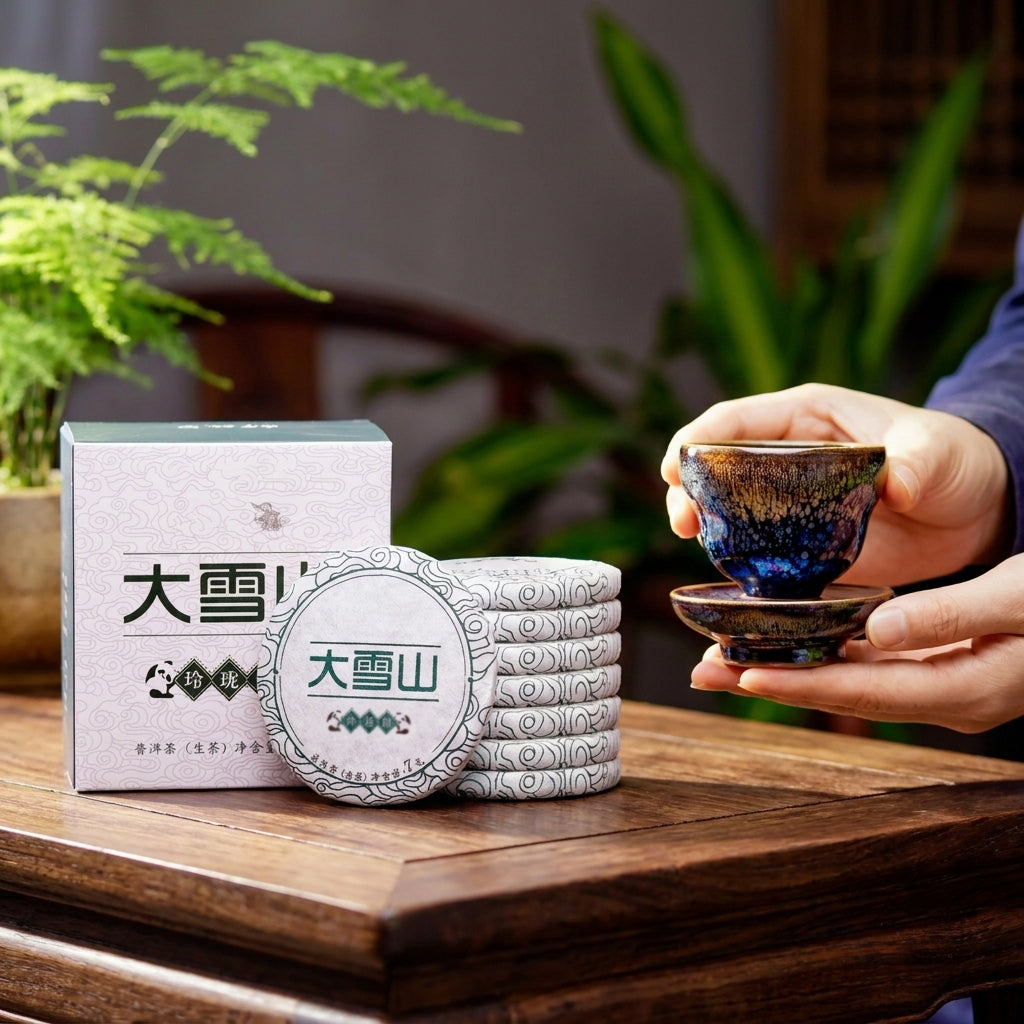 2020 Small-Batch Mini Pu-erh Tea Cake from Daxueshan