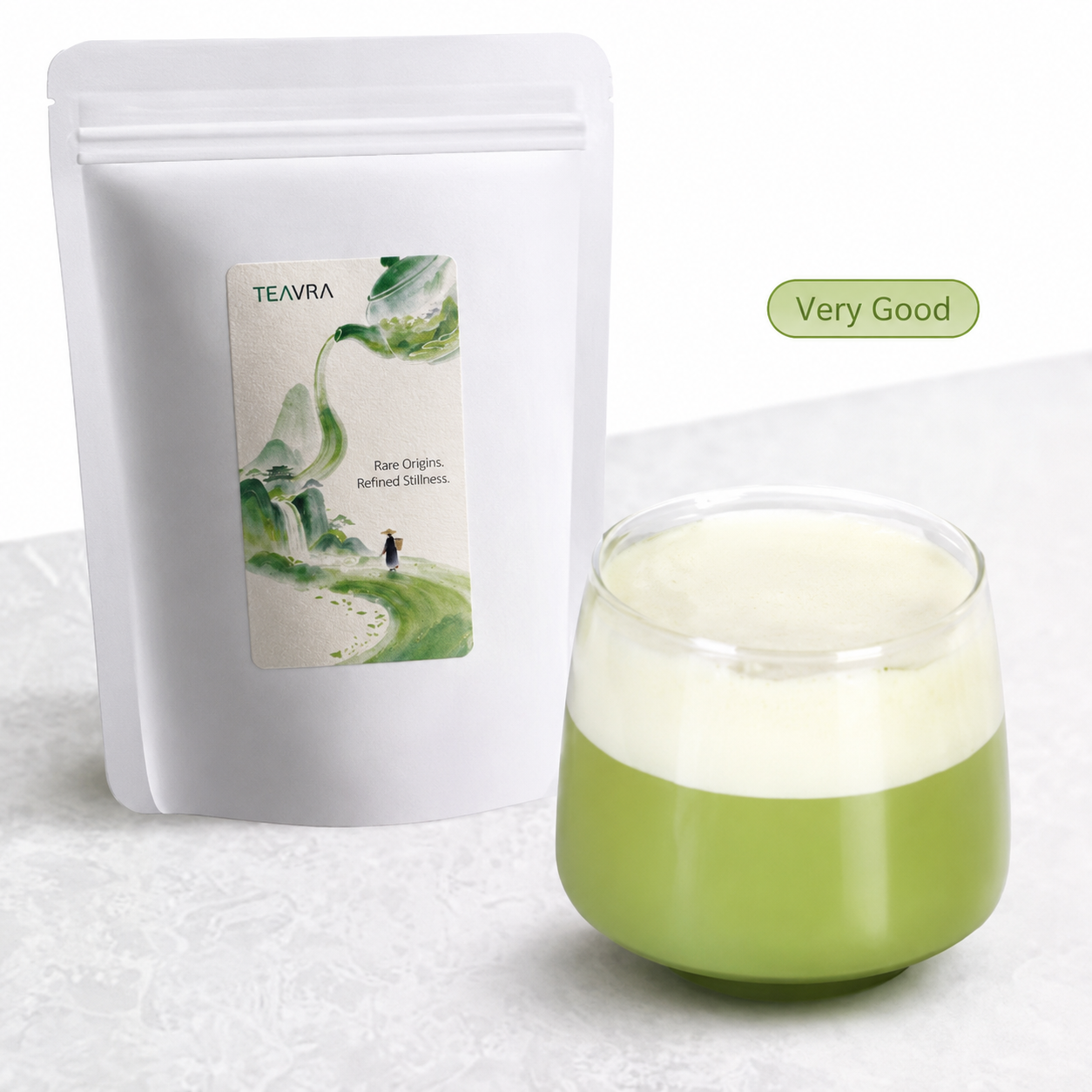 Organic pure matcha powder