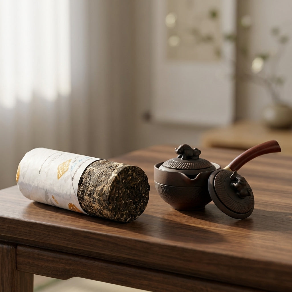 2021 Ancient Tree Bamboo Tube Raw Pu-erh Tea