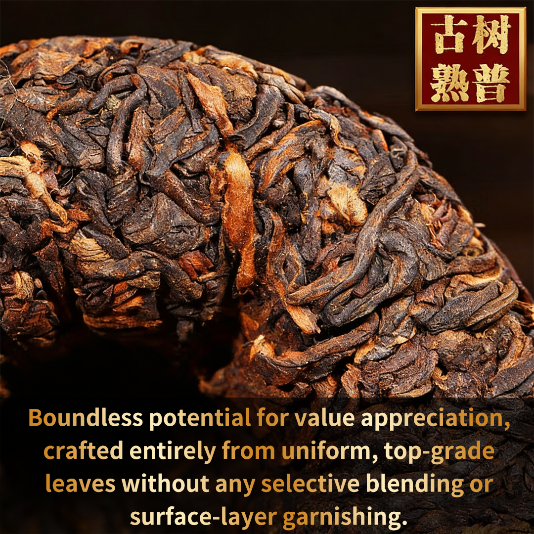 Bulang Mountain Ancient Tree Ripe Pu-erh Tuocha