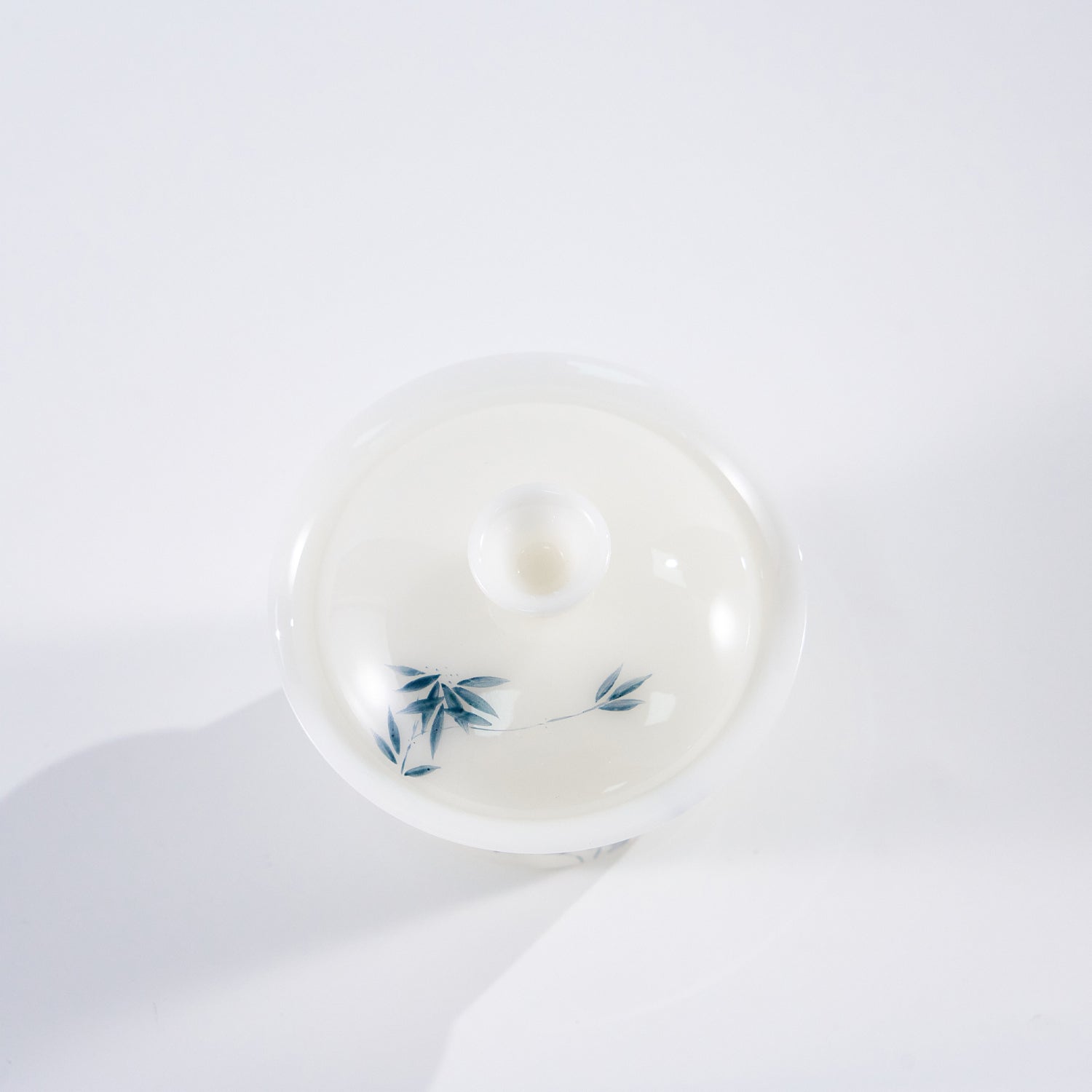 Jade-Glaze Hand-Painted Portable Tea Set