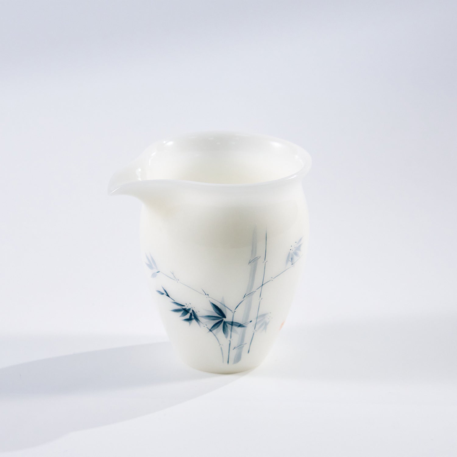 Jade-Glaze Hand-Painted Portable Tea Set