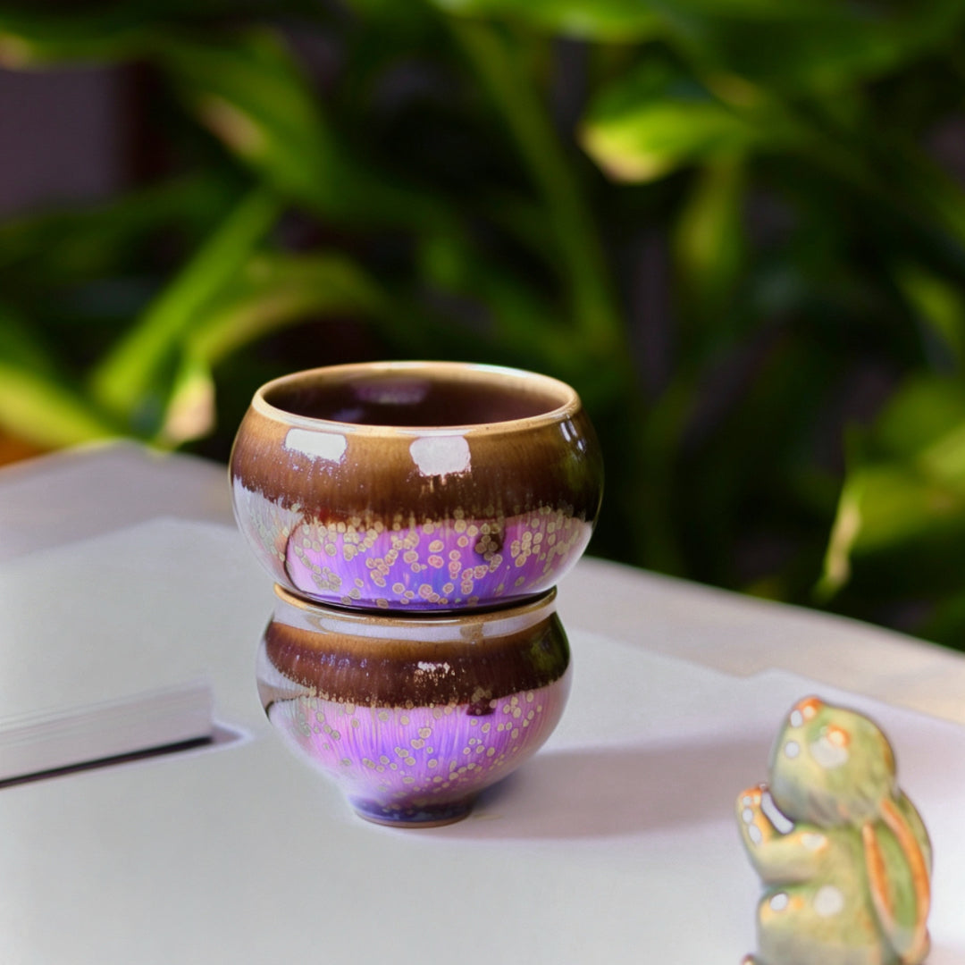 Blessing & Fortune Arrive Together — Colorful Oil Drop