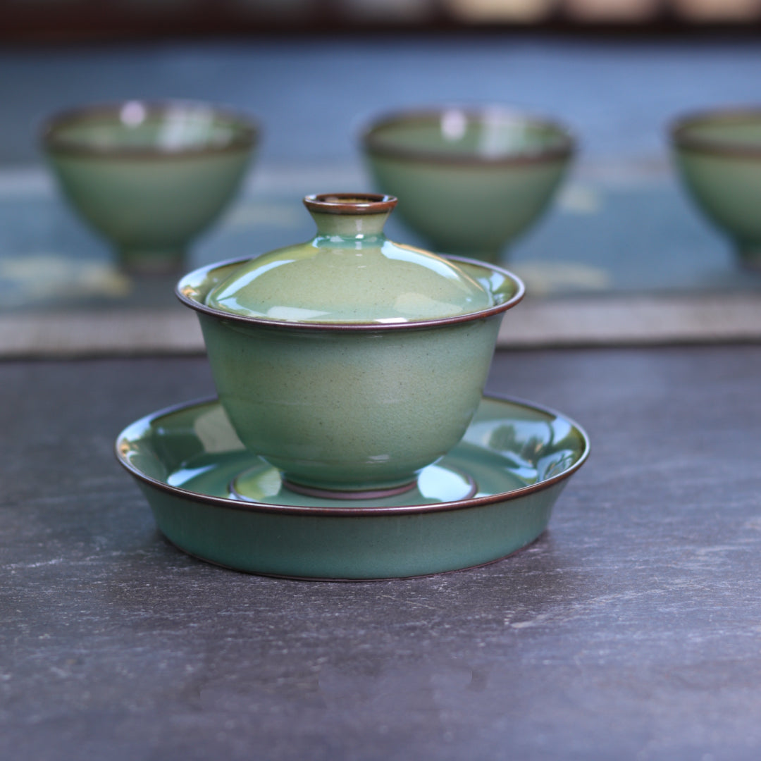 Four Seasons Collection – Spring Gaiwan in Verdant Jade