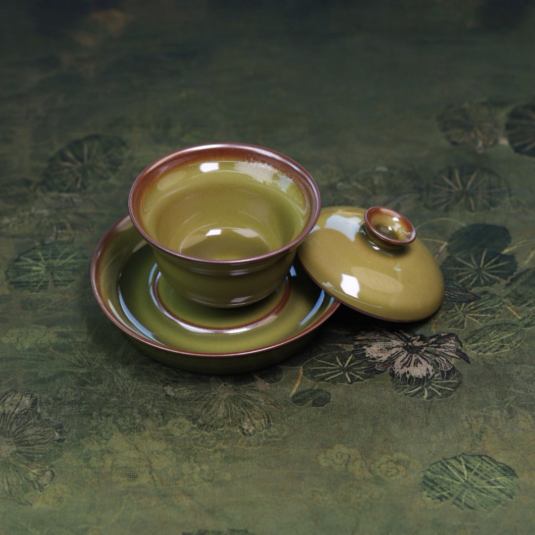 Four Seasons Collection – Spring Gaiwan in Yellow-Green