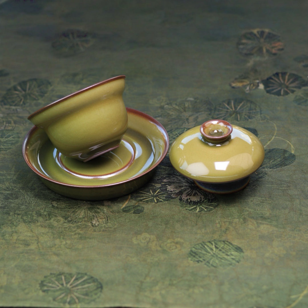 Four Seasons Collection – Spring Gaiwan in Yellow-Green