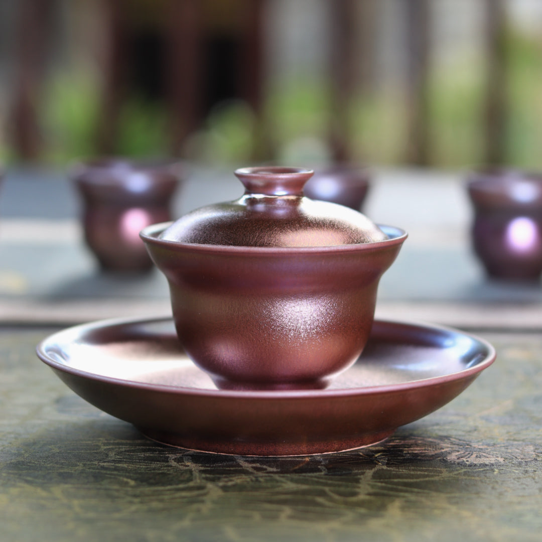 Four Seasons Collection – Summer Gaiwan in Rosy Clouds